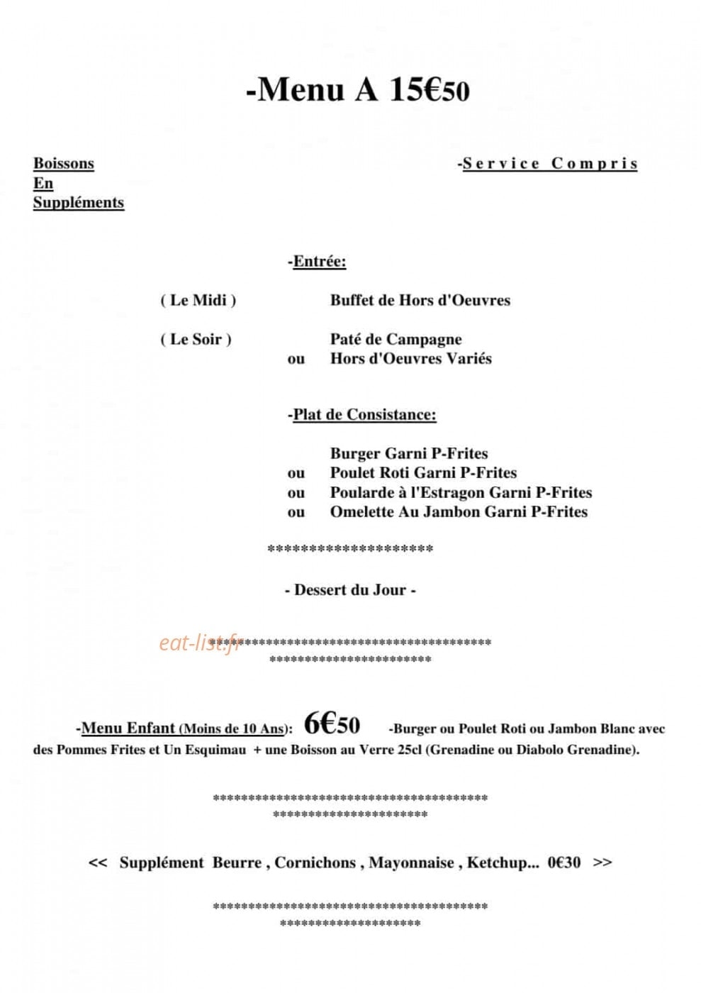 Hôtel de la place — carte page 9