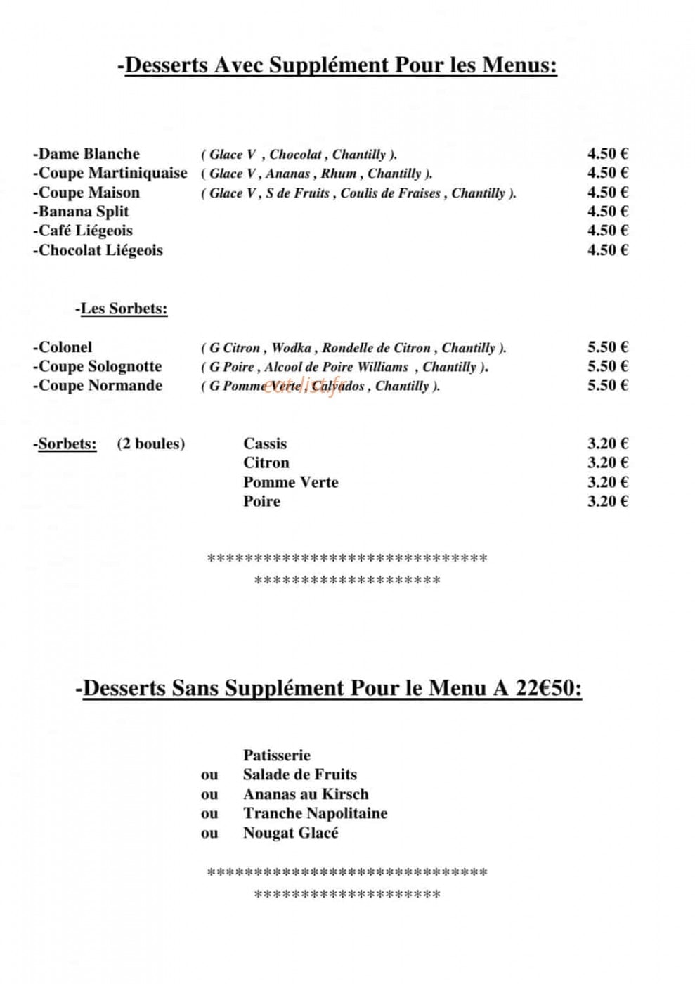 Hôtel de la place — carte page 5