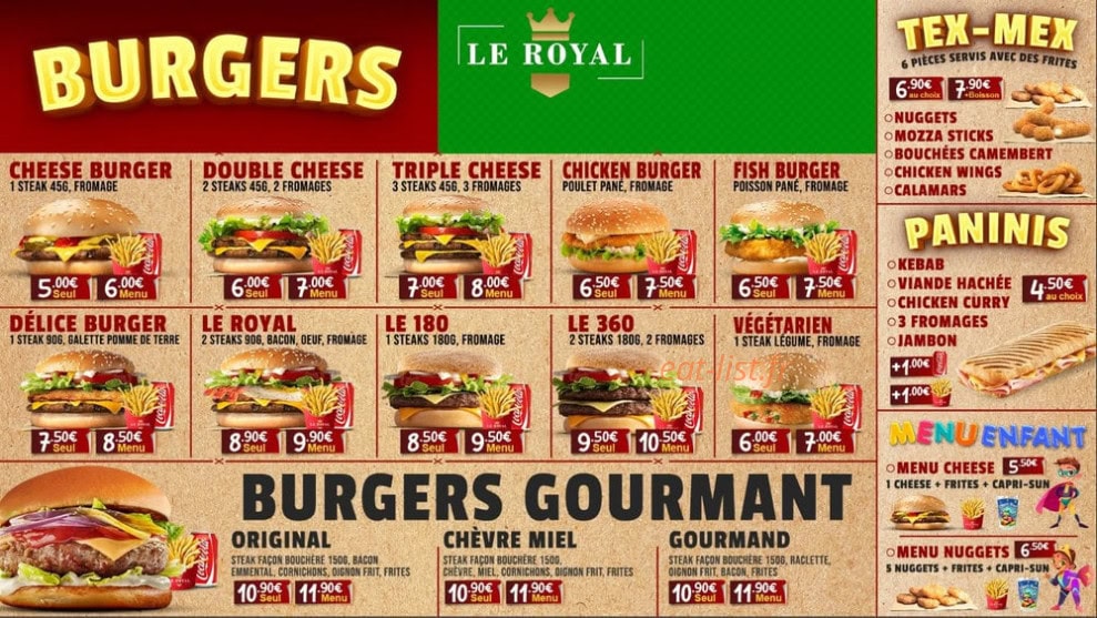 Le royal — carte page 3