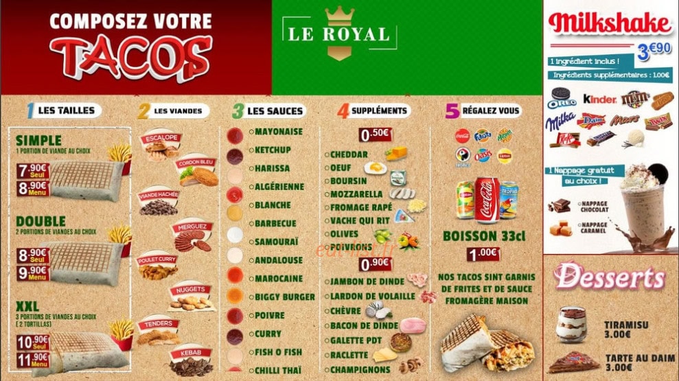 Le royal — carte page 4