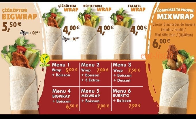 Çiğköftem — carte page 1