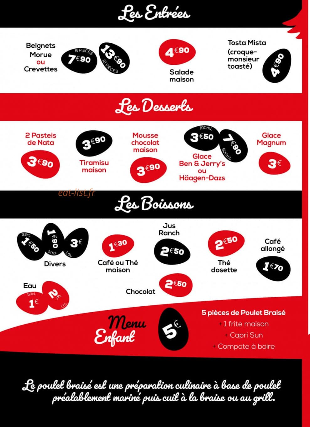 L'As Du Poulet — carte page 4