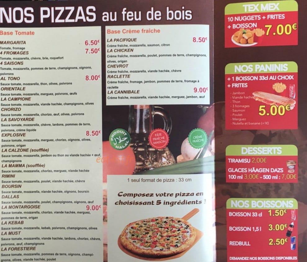 Resto' Aux Epices — carte page 2