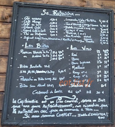 La Capitainerie — carte page 1
