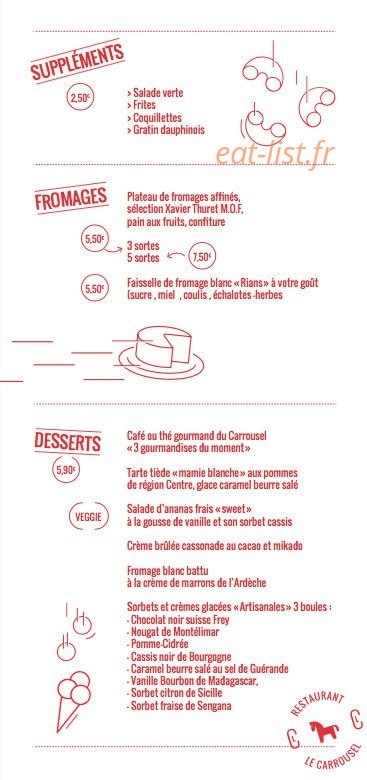 Le Carrousel — carte page 3