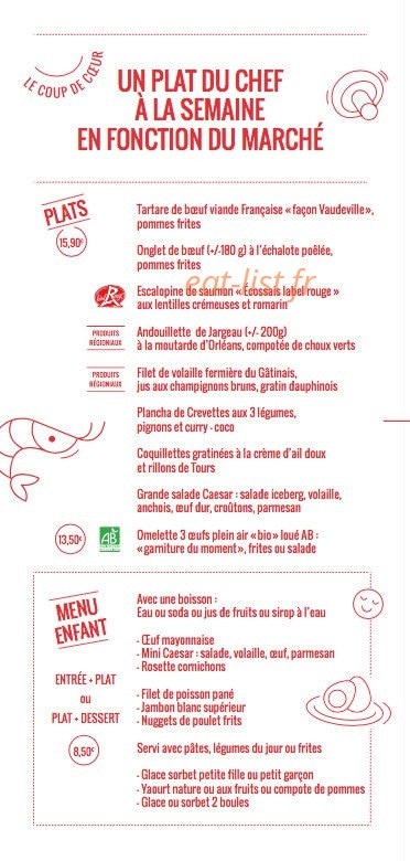 Le Carrousel — carte page 2