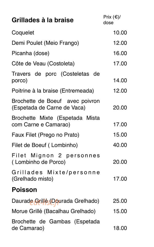 La Cuisine d´Anita — carte page 3