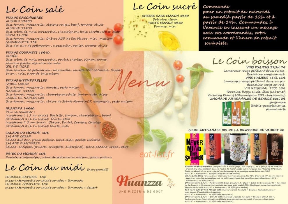 Nuanzza — carte page 1