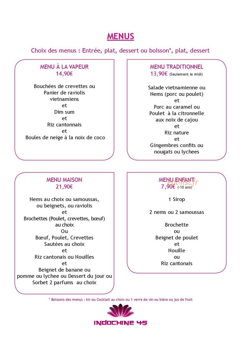 Indochine 45 — carte page 3