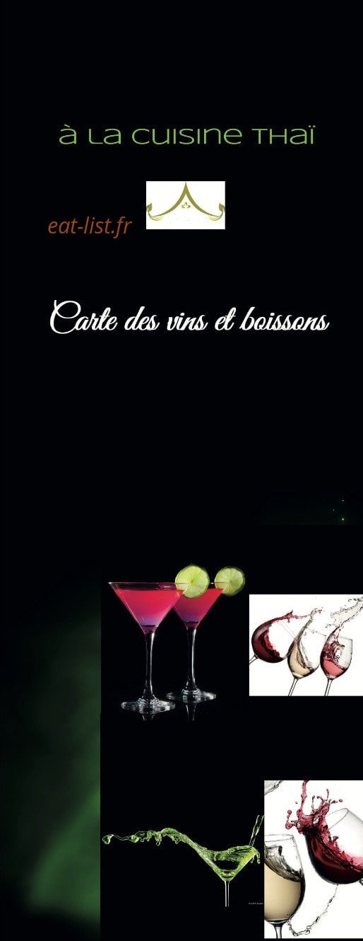 A la cuisine thai — carte page 6