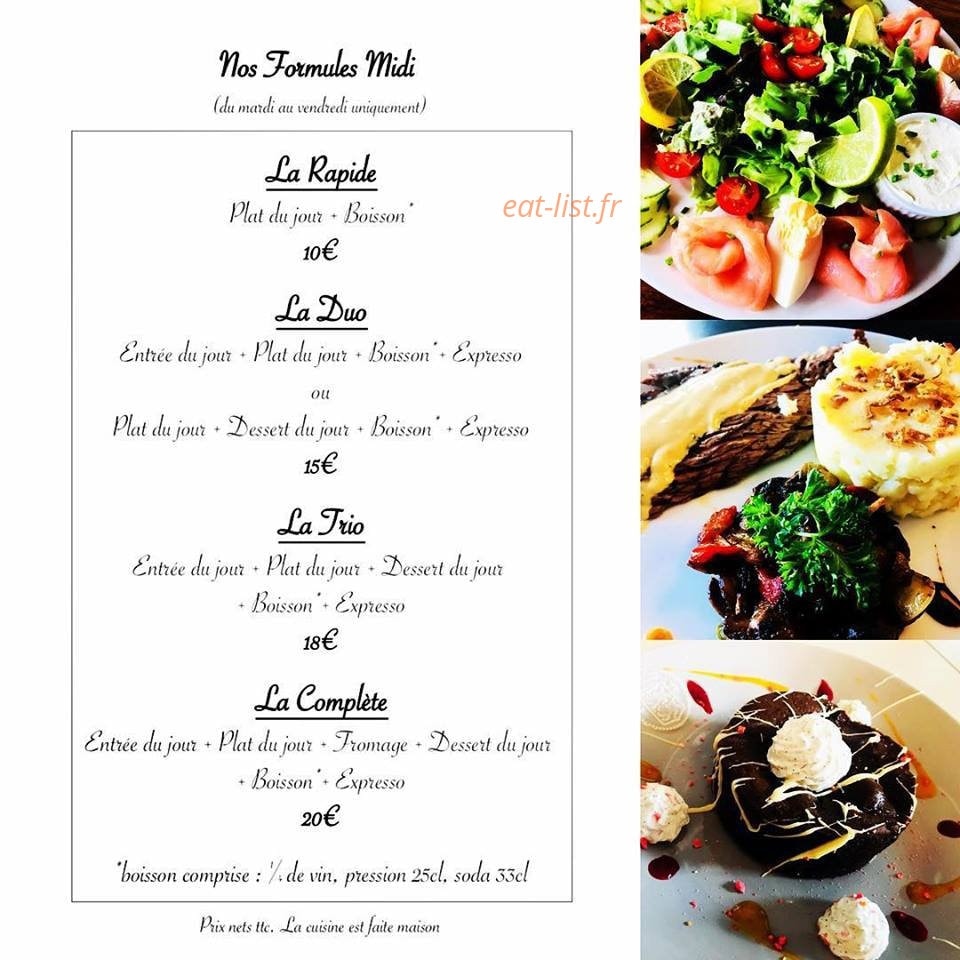 Le Cheval Blanc — carte page 1