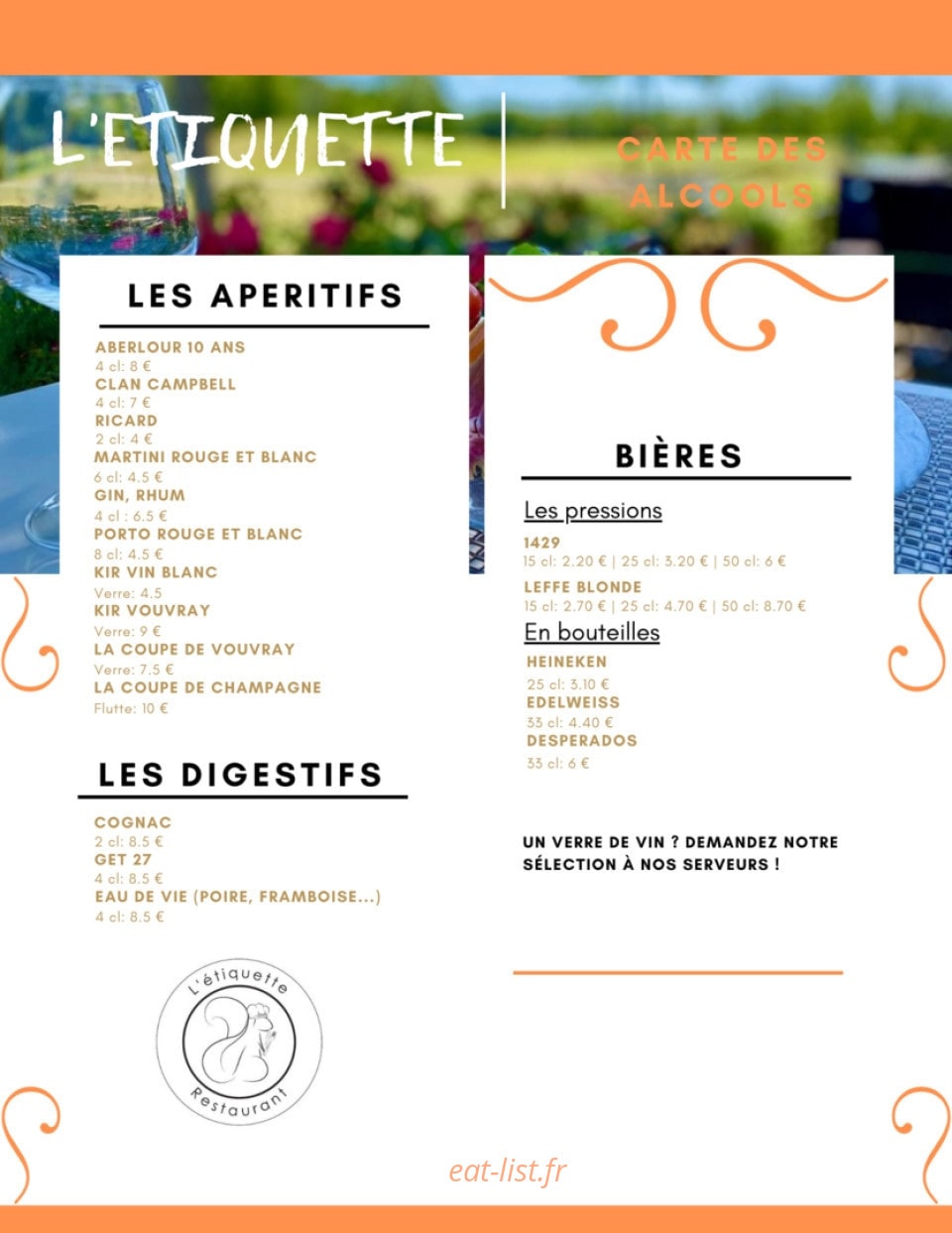 L'Étiquette — carte page 3