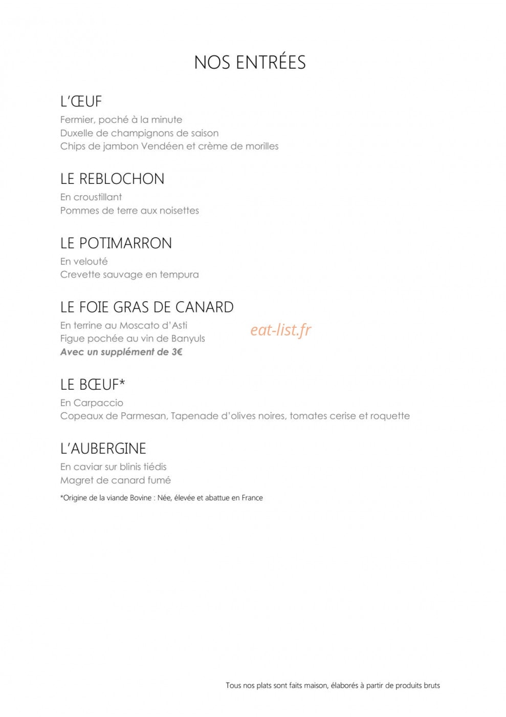 Ô Deux Sens — carte page 3