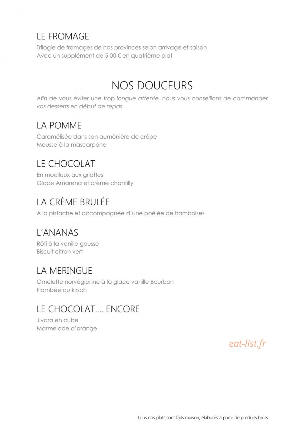 Ô Deux Sens — carte page 5