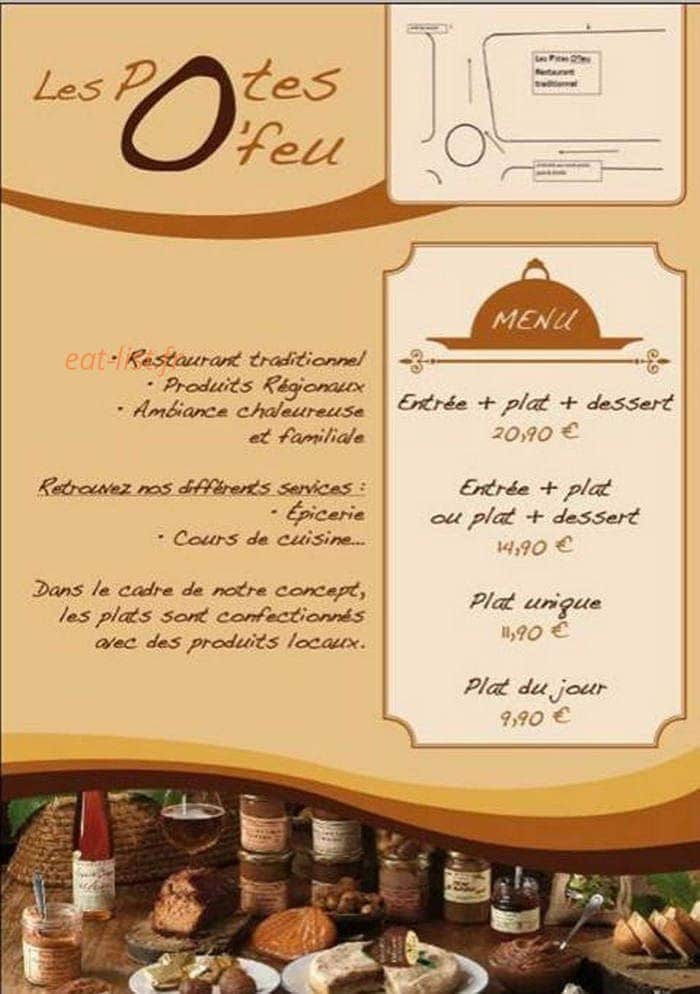 Les potes o' feu — carte page 2
