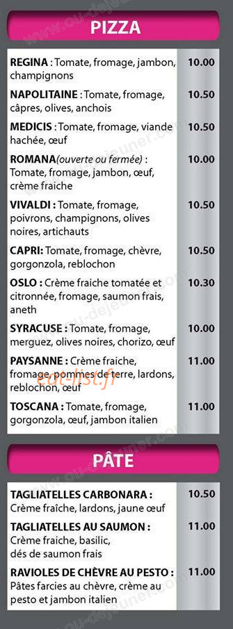 Olive & plus — carte page 2