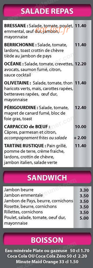 Olive & plus — carte page 1