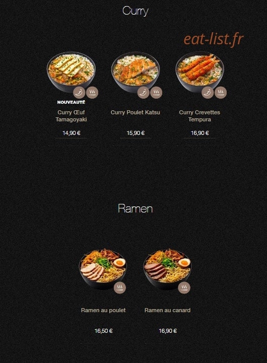 Sushi Shop — carte page 21