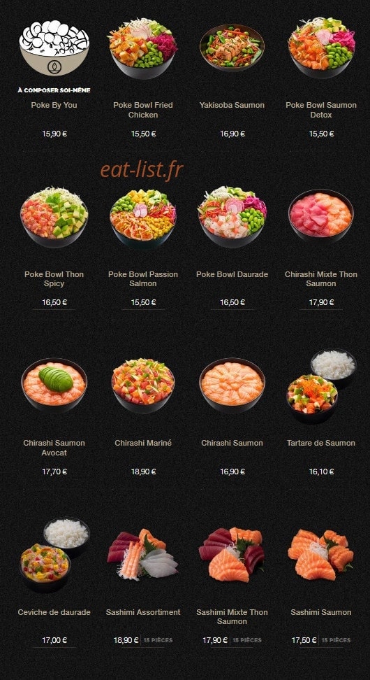 Sushi Shop — carte page 12