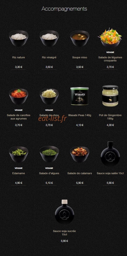 Sushi Shop — carte page 24