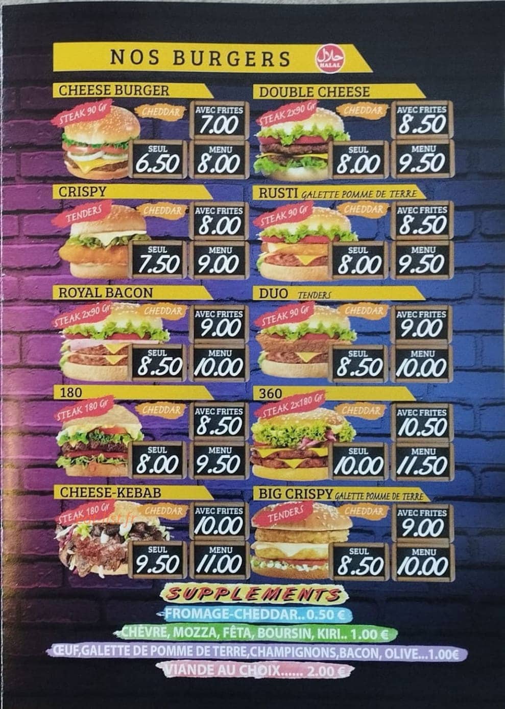 Istanbul Kebab — carte page 2