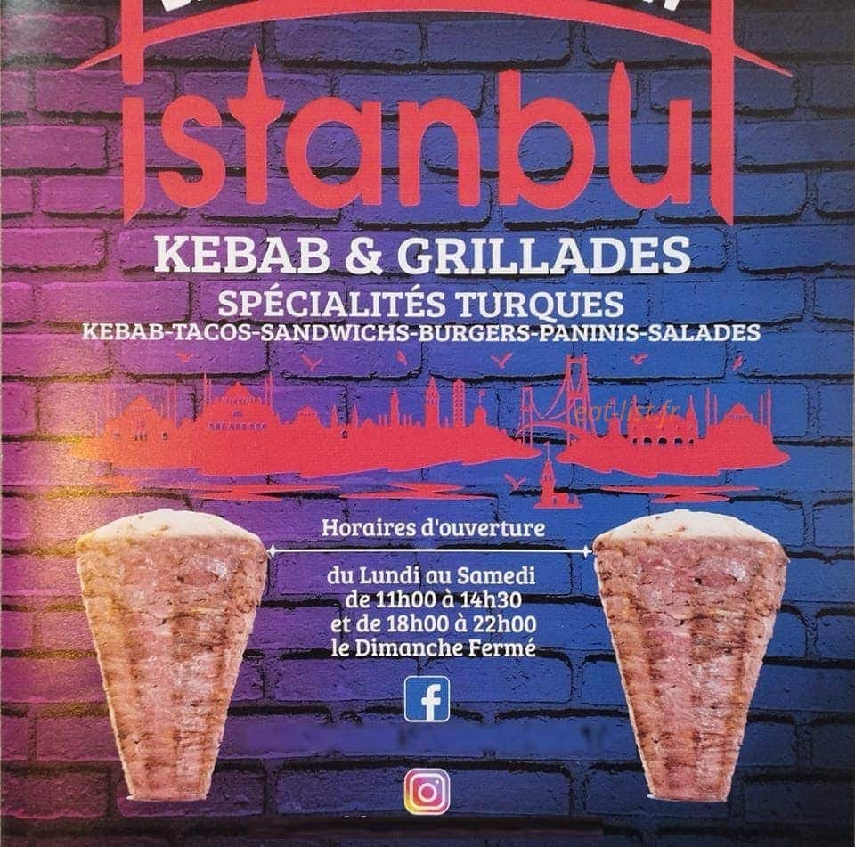 Istanbul Kebab — carte page 1