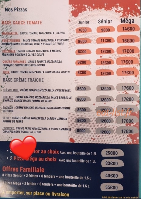 Atelier B Burger — carte page 4