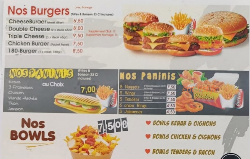 Chez Samir — carte page 2