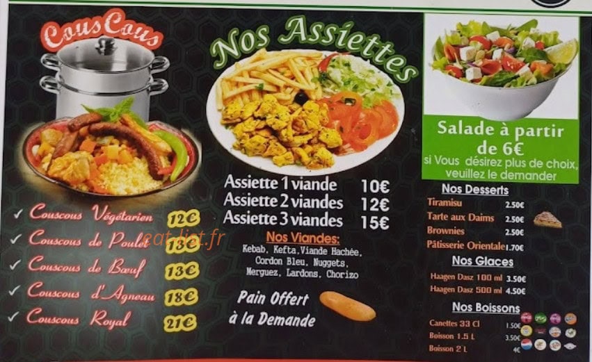Chez Samir — carte page 3