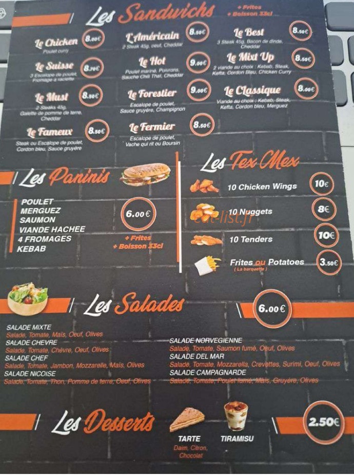 Le Gratiné — carte page 4