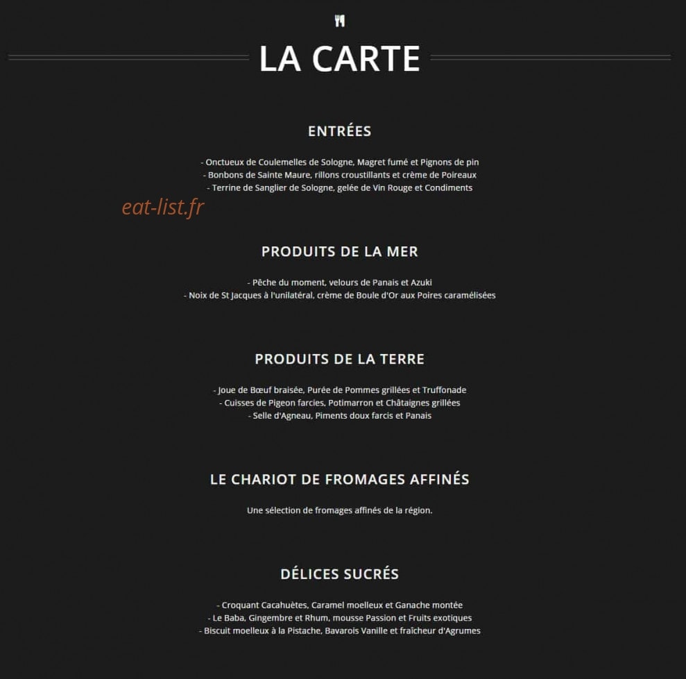 Le P'tit Bateau — carte page 1