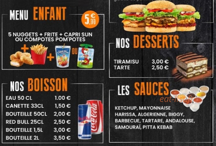 Mister Food — carte page 7