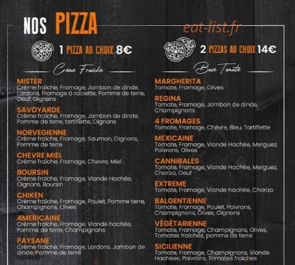 Mister Food — carte page 4