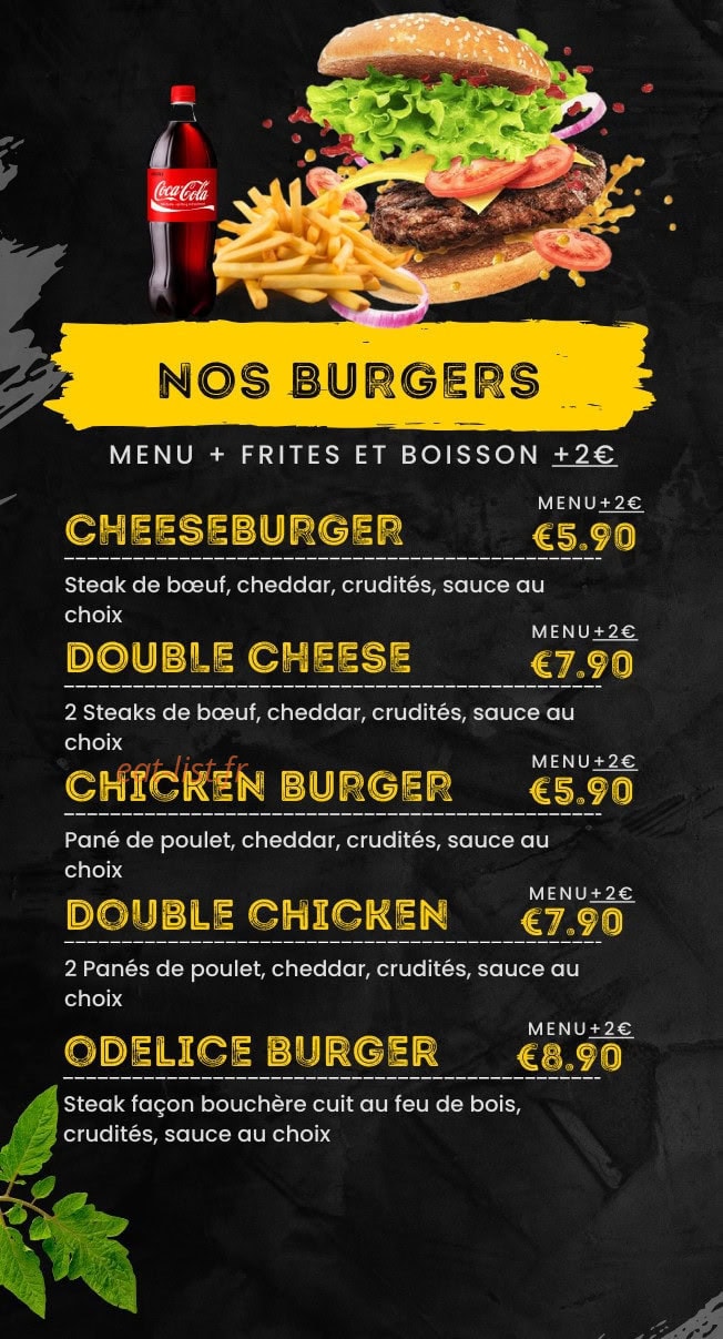 O'delices Kebab — carte page 10