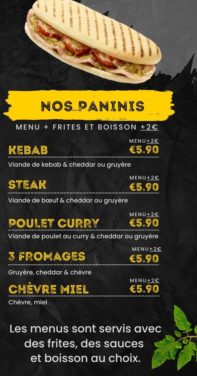 O'delices Kebab — carte page 12
