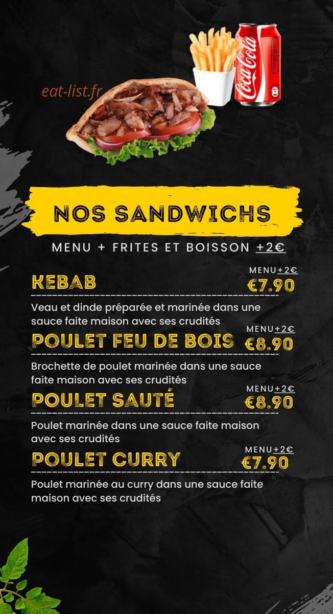 O'delices Kebab — carte page 7