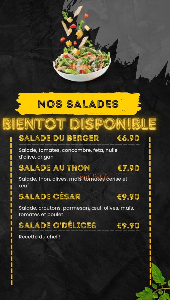 O'delices Kebab — carte page 3