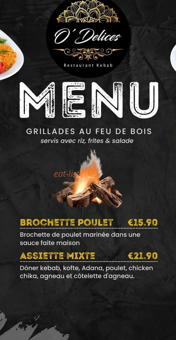 O'delices Kebab — carte page 5