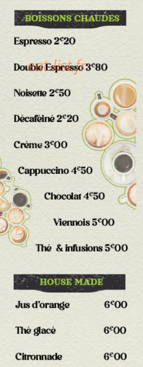 B&B — carte page 4