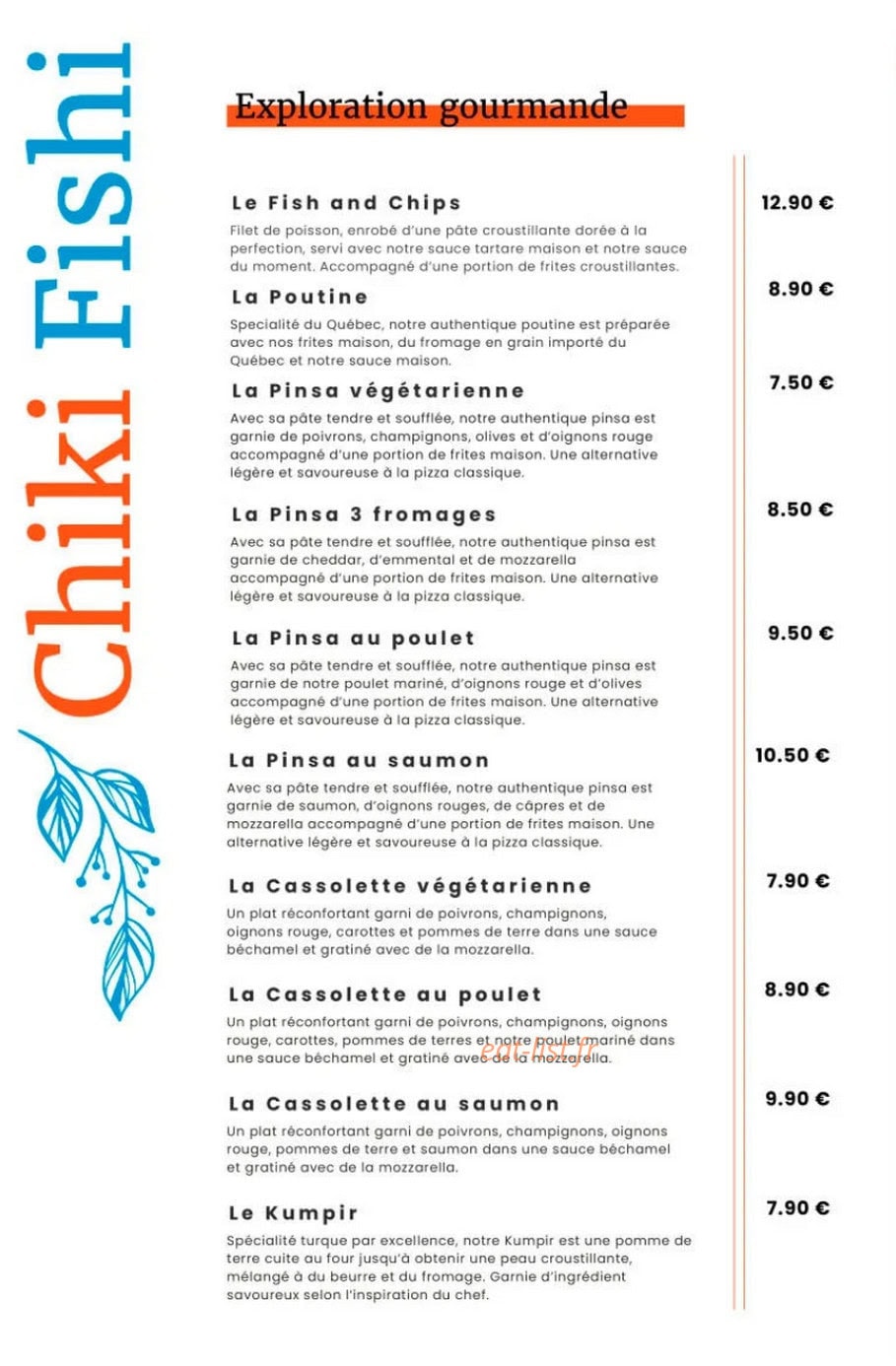 Chiki Fishi — carte page 4