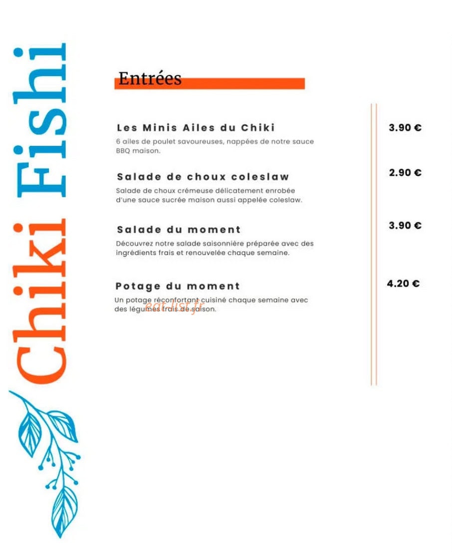 Chiki Fishi — carte page 2