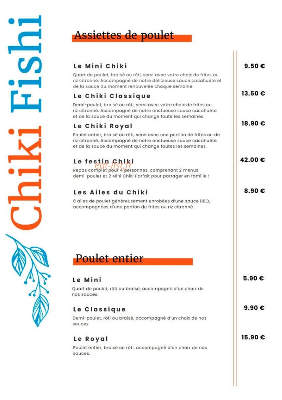 Chiki Fishi — carte page 3