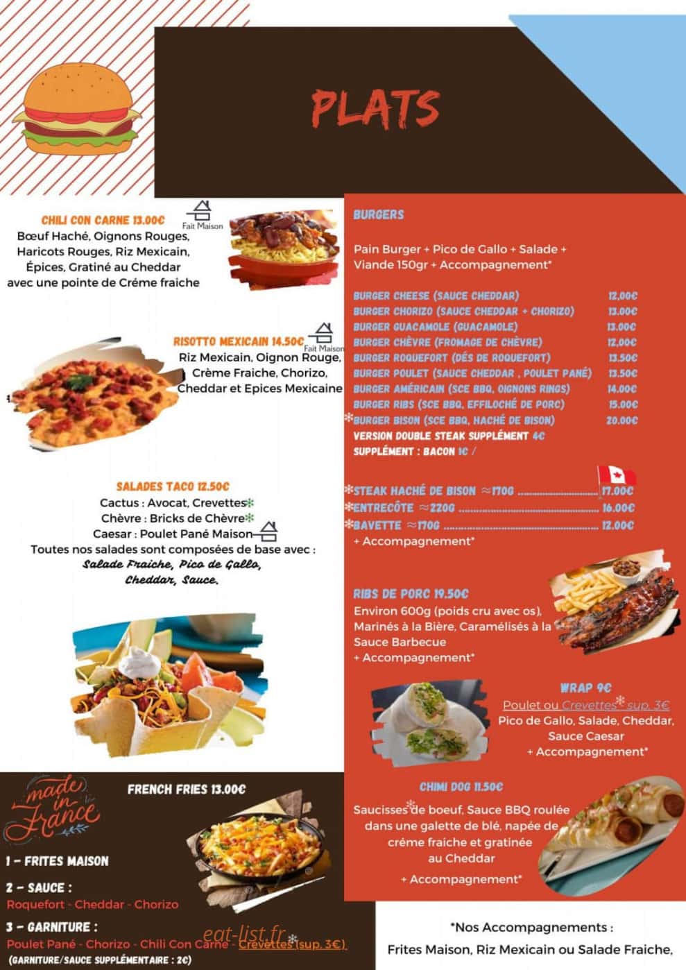 L'Escale Tex — carte page 5