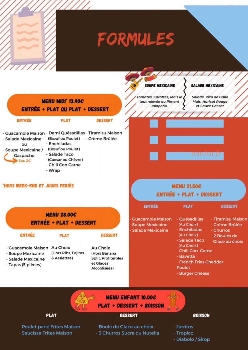 L'Escale Tex — carte page 4