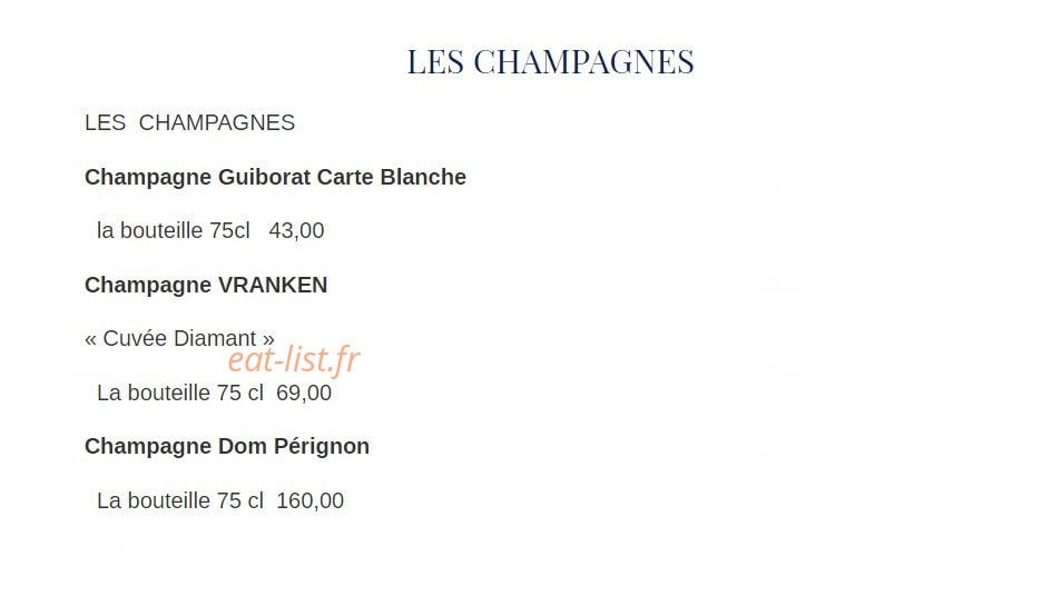 La Brasserie de la Poste — carte page 7