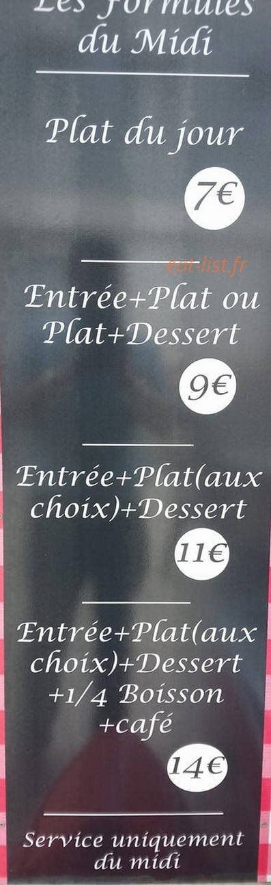 La Licorne — carte page 1