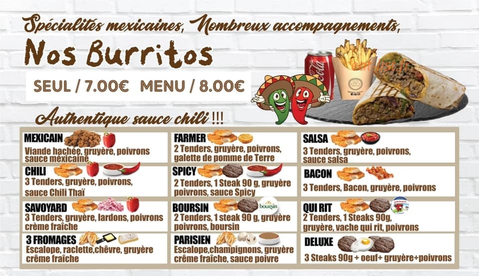 La Maison Du Wrap — carte page 5