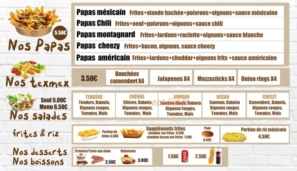 La Maison Du Wrap — carte page 1