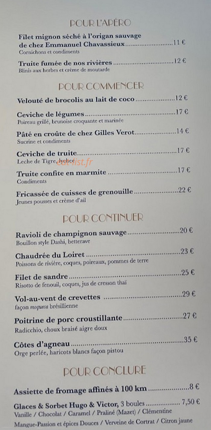La Petite Venise — carte page 1