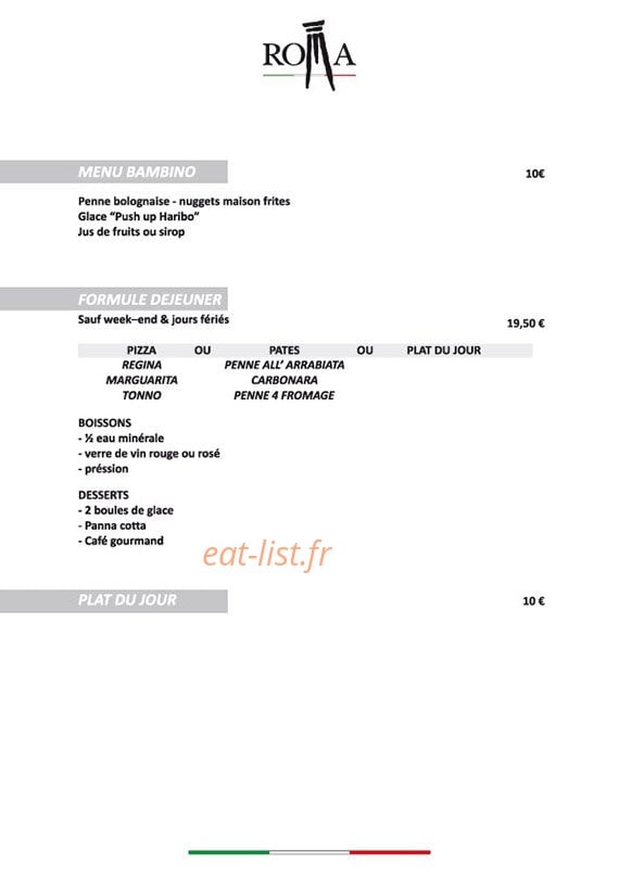La Roma — carte page 7